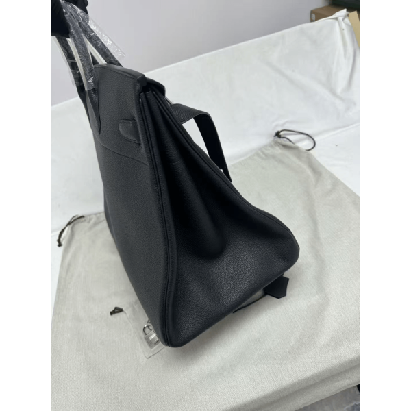 Hermes HAC Birkin 50 Voyager Black Togo leather Palladium Hardware