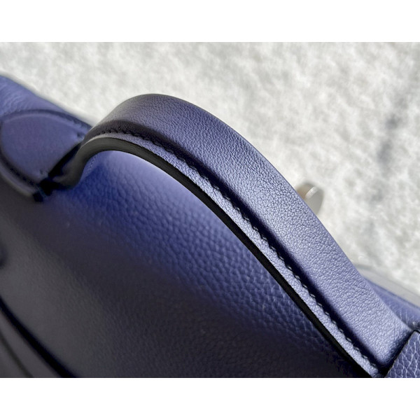 Hermes Kelly Mini Epsom Rose Jeipur (T5) Gold Hardware Dark Blue