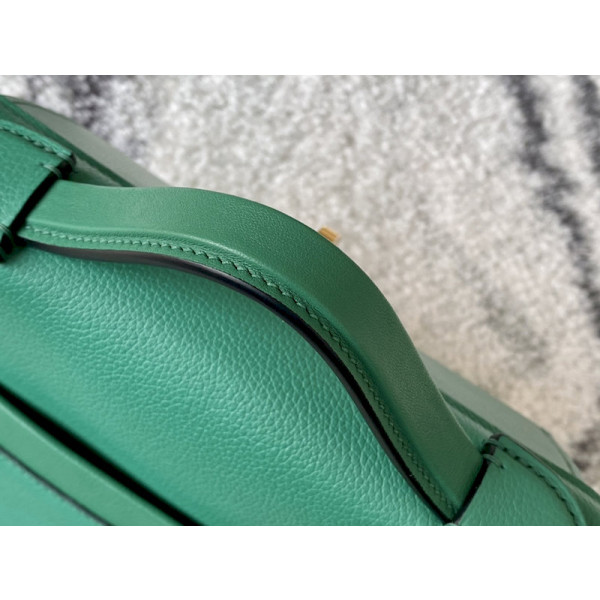 Hermes Kelly Cut 31 Swift Rose Pourpre (L3) Gold Hardware Green