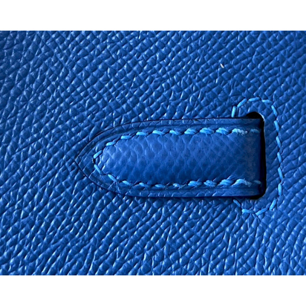 Hermes Birkin 25 Epsom Blue France(71) Gold Hardware Sellier
