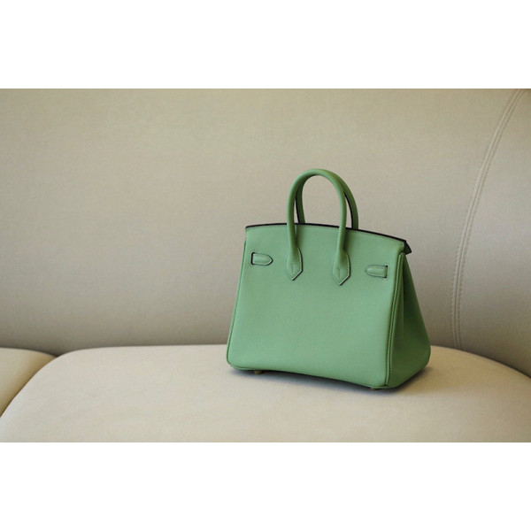 Hermes Birkin 25 Epsom Vert Criquet (3I) Gold Hardware Green