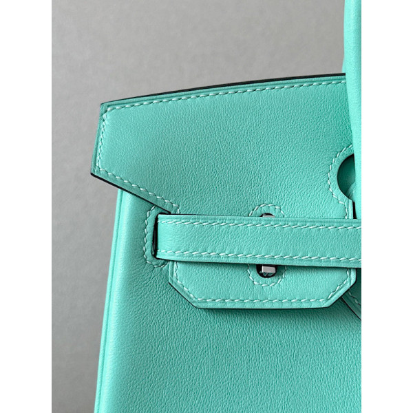 Hermes Birkin 25 Swift Mint Green Atoll(3P) Palladium Hardware