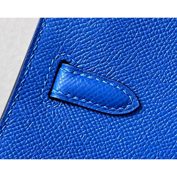 Hermes Birkin 30 Epsom Blue France(71) Palladium Hardware Sellier