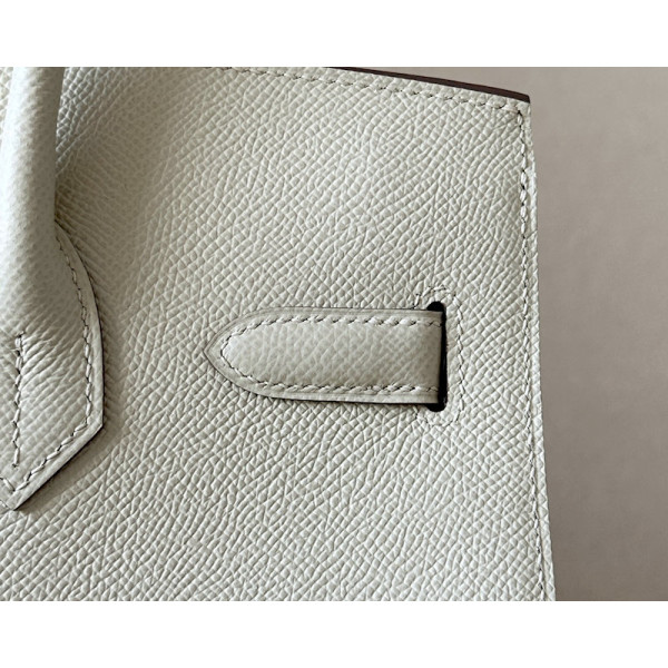 Hermes Birkin 30 Epsom Craie(10) Gold Hardware Sellier White