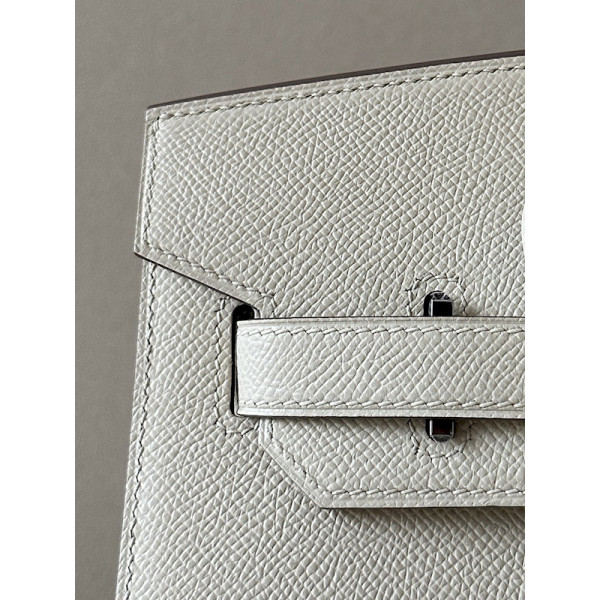 Hermes Birkin 30 Epsom Craie(10) Palladium Hardware Sellier White