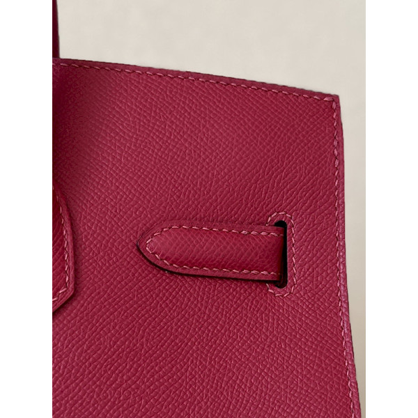 Hermes Birkin 30 Epsom Rubis(B5) Gold Hardware Sellier Burgundy Red