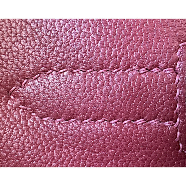 Hermes Birkin 30 Epsom Rubis(B5) Gold Hardware Sellier Burgundy Red