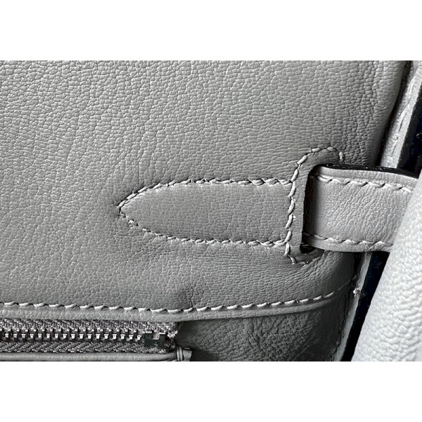 Hermes Birkin 30 Swift Gris Meyer 0L Palladium Hardware Grey