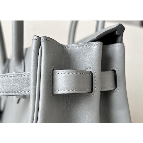 Hermes Birkin 30 Swift Gris Meyer 0L Palladium Hardware Grey