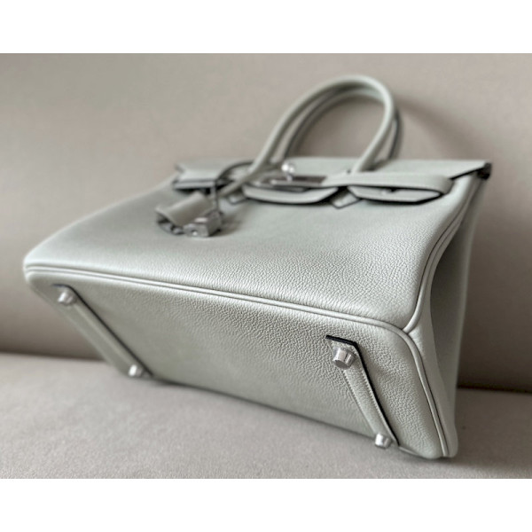 Hermes Birkin 30 Togo Cris Neve(0W) Palladium Hardware Light Green