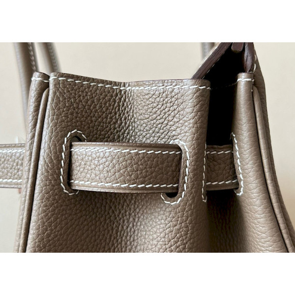 Hermes Birkin 30 Togo Etoupe(18) Palladium Hardware Dark Beige
