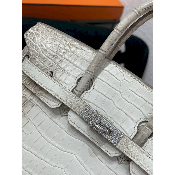 Hermes Kelly Cut 31 Swift Nior (89) Gold Hardware White