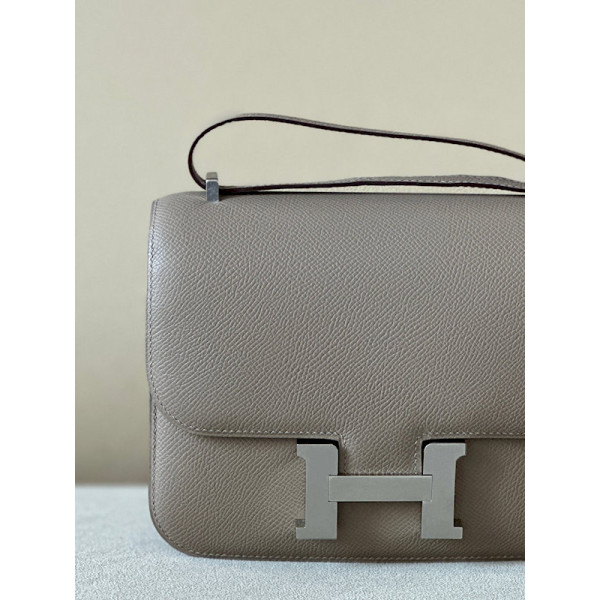 Hermes Constance 19 Epsom Dark Beige Pale(08) Palladium Hardware