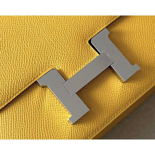 Hermes Constance 19 Epsom Etain(8F) Palladium Hardware Yellow