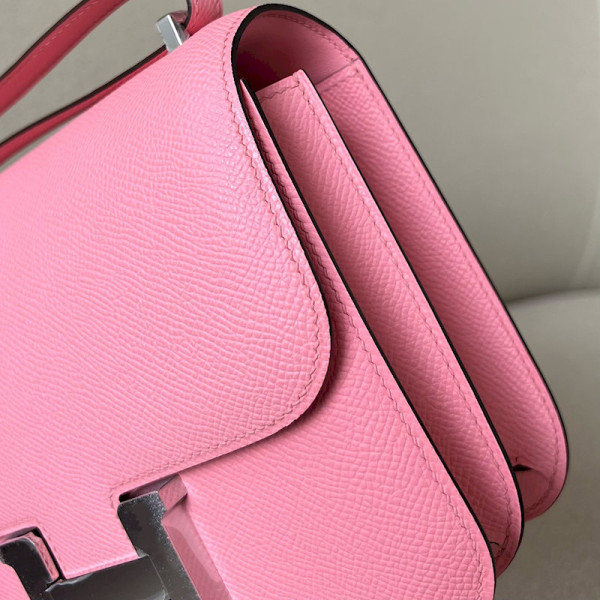 Hermes Constance 19 Epsom My konos(7Q) Gold Hardware Pink