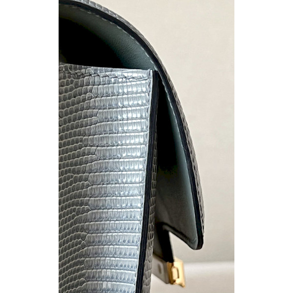 Hermes Bolide Mini HSS Clemence Nior (89) And Nata(I2)Palladium Hardware Grey