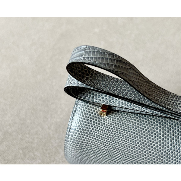Hermes Bolide Mini HSS Clemence Nior (89) And Nata(I2)Palladium Hardware Grey