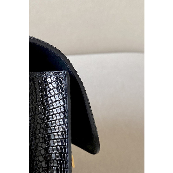 Hermes Constance 19 HSS Matte Alligator Black Crocs Hardware
