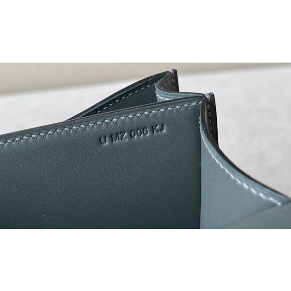 Hermes Constance 19 Matte Alligator Nior (89) Gold Hardware Dark Grey
