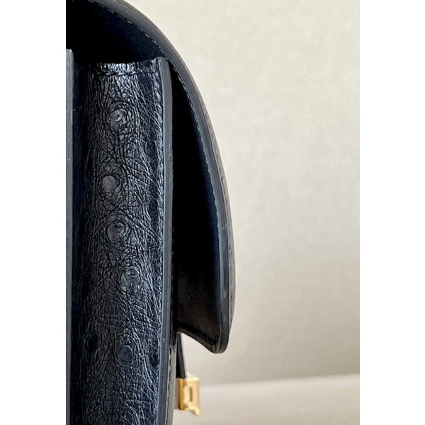 Hermes Constance 19 Epsom Vert Comics(0Z) Palladium Hardware Black