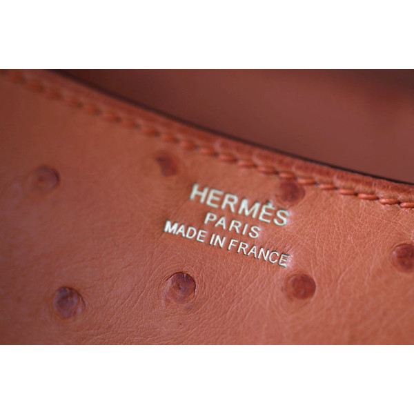Hermes Constance 19 Lizard Etain(8F) Gold Hardware Orange