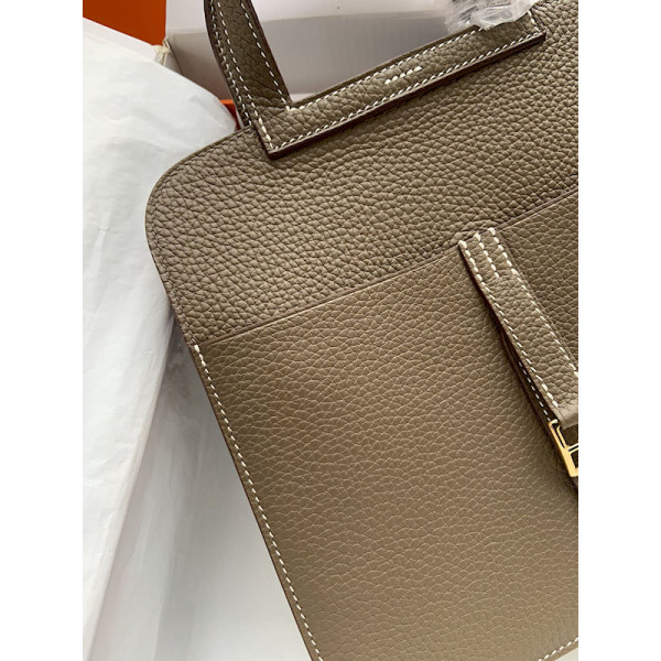 Hermes Kelly Pochette Lizard Ombre (1B) Gold Hardware Brown 