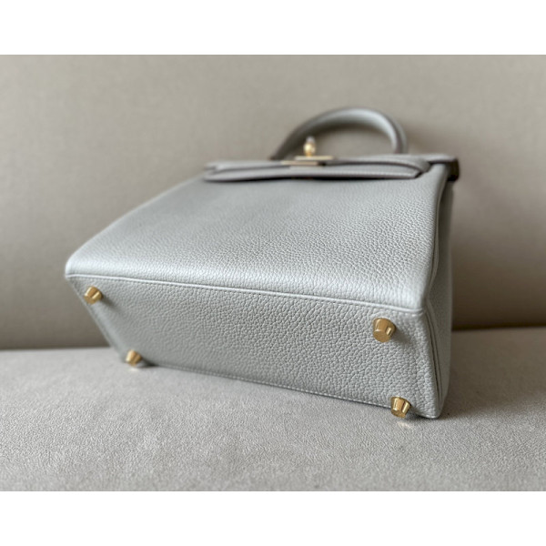 Hermes Kelly 25 Togo Trench(S2) Gold Hardware Beige