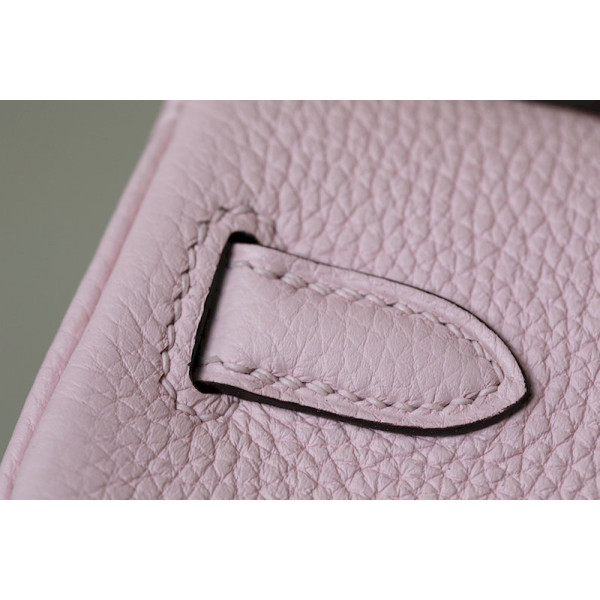 Hermes Kelly 28 Togo Craie (10) Palladium Hardware Pink