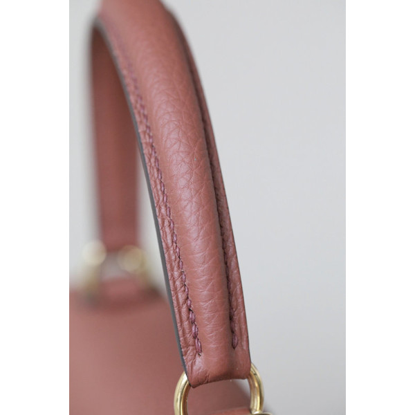 Hermes Picotin Lock 22 Clemence Bleu du Nord(P3) Palladium Hardware Red