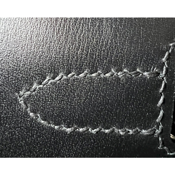 Hermes Kelly 32 Togo Cafe(4A) Palladium Hardware Black