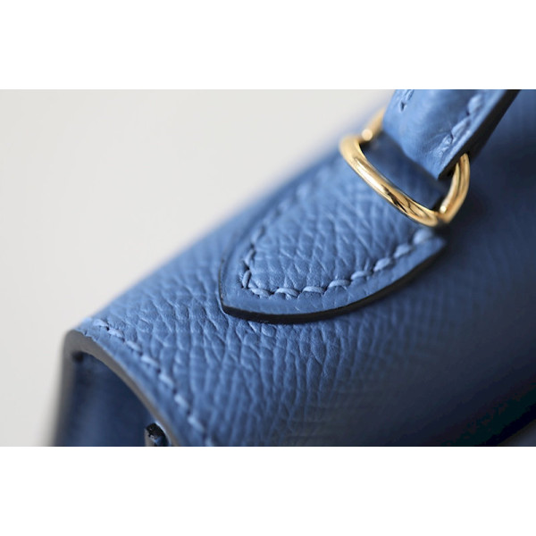 Hermes In-The-Loop 18 Swift Rose Confetti (1Q) Gold Hardware Dark Blue