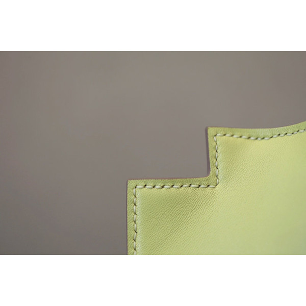 Hermes Kelly Cut 31 Epsom Jaune Amber (9D) Palladium Hardware Yellow