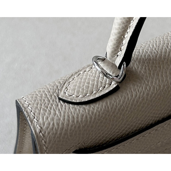 Hermes Kelly Mini Epsom Lime (9R) Gold Hardware White