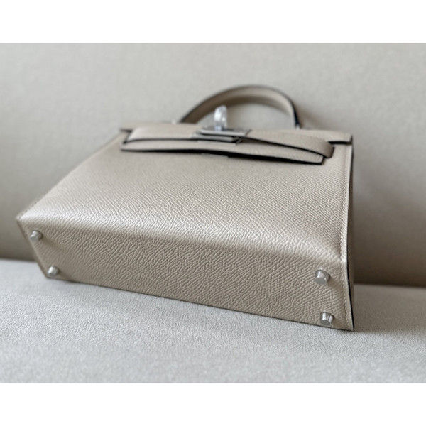 Hermes Kelly Mini Epsom Lime (9R) Gold Hardware White