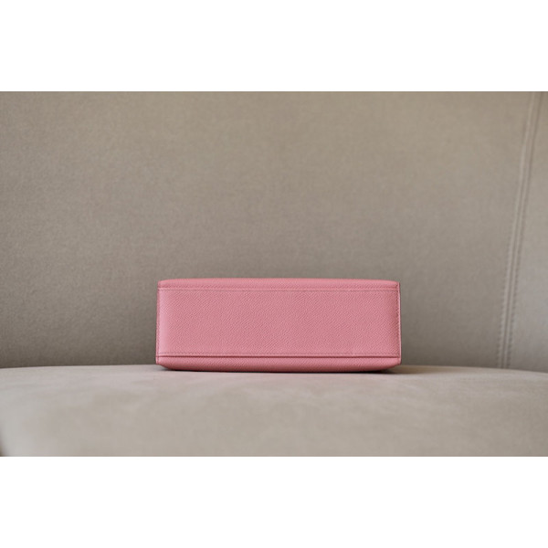 Hermes Kelly 25 Ostrich Nior(89) Gold Hardware Pink