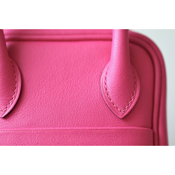 Hermes kelly Lakis 32 Lime (9R) Swift Palladium Hardware Rose Pink