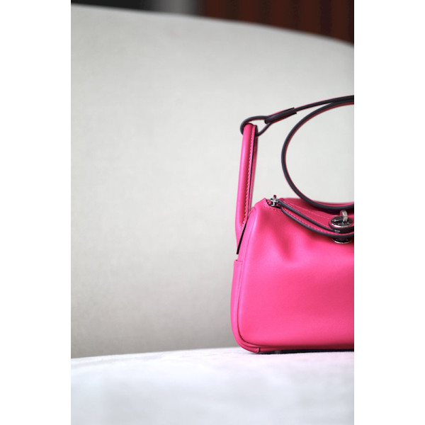 Hermes kelly Lakis 32 Lime (9R) Swift Palladium Hardware Rose Pink
