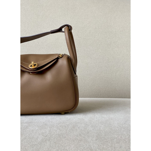 Hermes kelly Lakis 32 Noir (89) Swift Palladium Hardware Brown