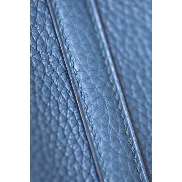 Hermes Picotin Lock HSS 18 Clemence Nior(89) and Mauve Pale(09) Palladium Hardware Blue