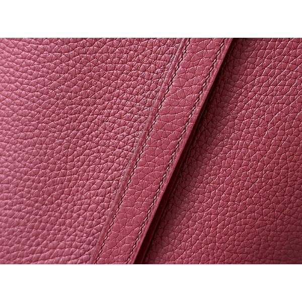 Hermes Roulis Mini Swift Marfa (8Q) Palladium Hardware Burgundy Red