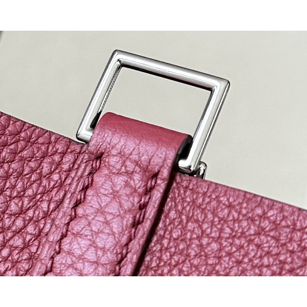 Hermes Roulis Mini Swift Marfa (8Q) Palladium Hardware Burgundy Red