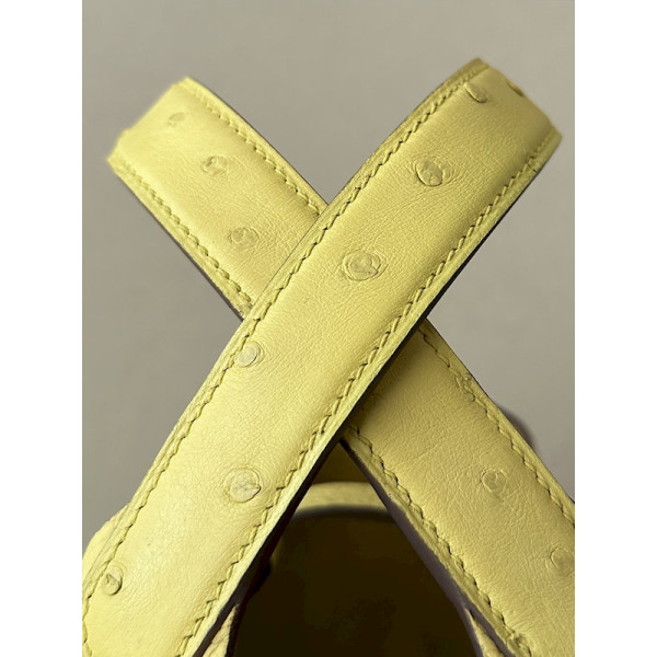 Hermes Picotin Lock 22 Clemence Gris Ciment(0V) Gold Hardware Yellow