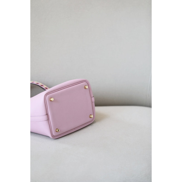 Hermes Picotin Lock 18 Clemence Rouge H(55) Gold Hardware Light Pink