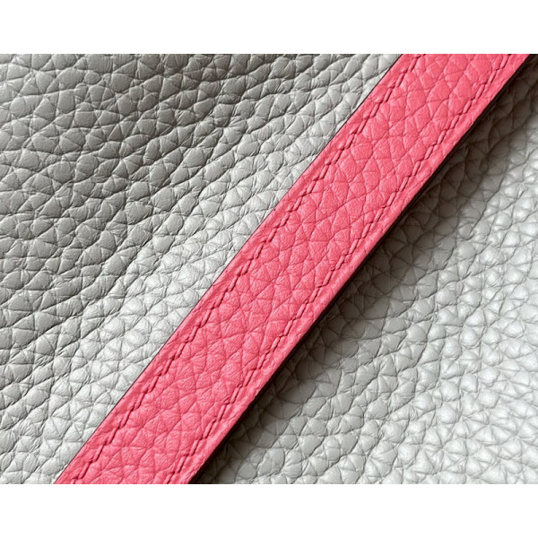 Hermes Picotin Lock 22 Clemence Etain(8F) Palladium Hardware White