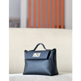 Hermes Kelly Pochette HSS Swift Nata(I2) And Nior(89)Palladium Hardware Black