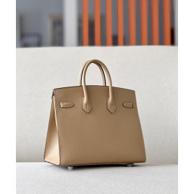Hermes Birkin 25 Epsom Chai (0M) Palladium Hardware Sellier
