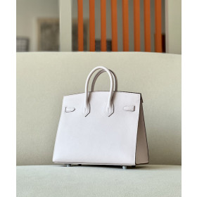 Hermes Birkin 25 Epsom Mauve Pale(09) Palladium Hardware Sellier Light Purple