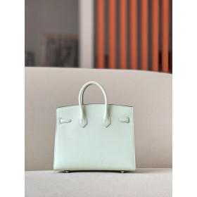 Hermes Birkin 25 Epsom Vert Fizz (0S) Palladium Hardware Sellier Light Green