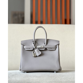 Hermes Birkin 25 Swift Argile(1F) Palladium Hardware Grey