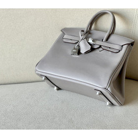 Hermes Birkin 25 Swift Argile(1F) Palladium Hardware Grey